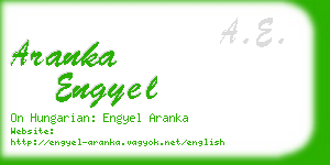 aranka engyel business card